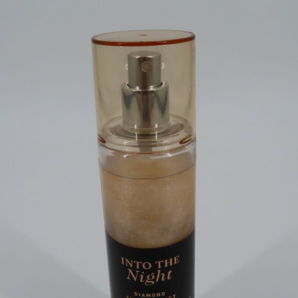 Bath and Body Works Into the Night Diamond Shimmer Mist 8oz USED 92% Full - Picture 2 of 8